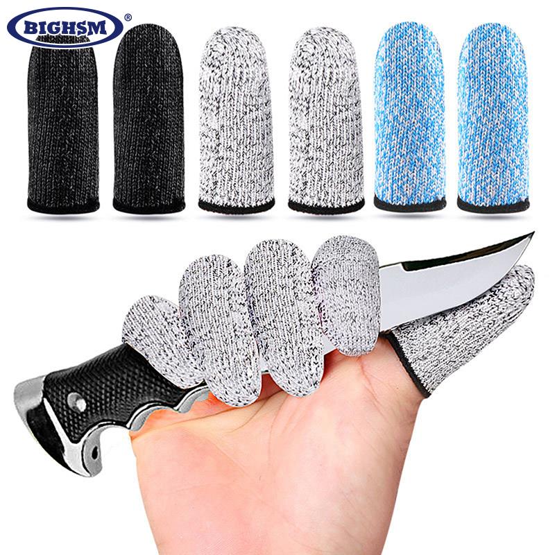 Cut Resistant Glove - 指の傷の保護,耐切断スリーブ,再利用可能な指紋ツール,キッチンアクセサリーのパンチ,1ペア