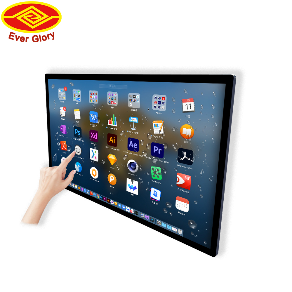 Touchscreen Glove Capacitive - カスタマイズされた27インチ高輝度防水静電容量式Pcapグローブタッチスクリーンアンチグレア産業用屋外タッチモニター