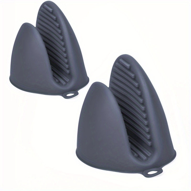Oven Mitt Silicone - 2 パックシリコンオーブンミットポットホルダーセットキッチン用耐熱小型キッチンミトンゴムエアフライヤーミットミニポットピン