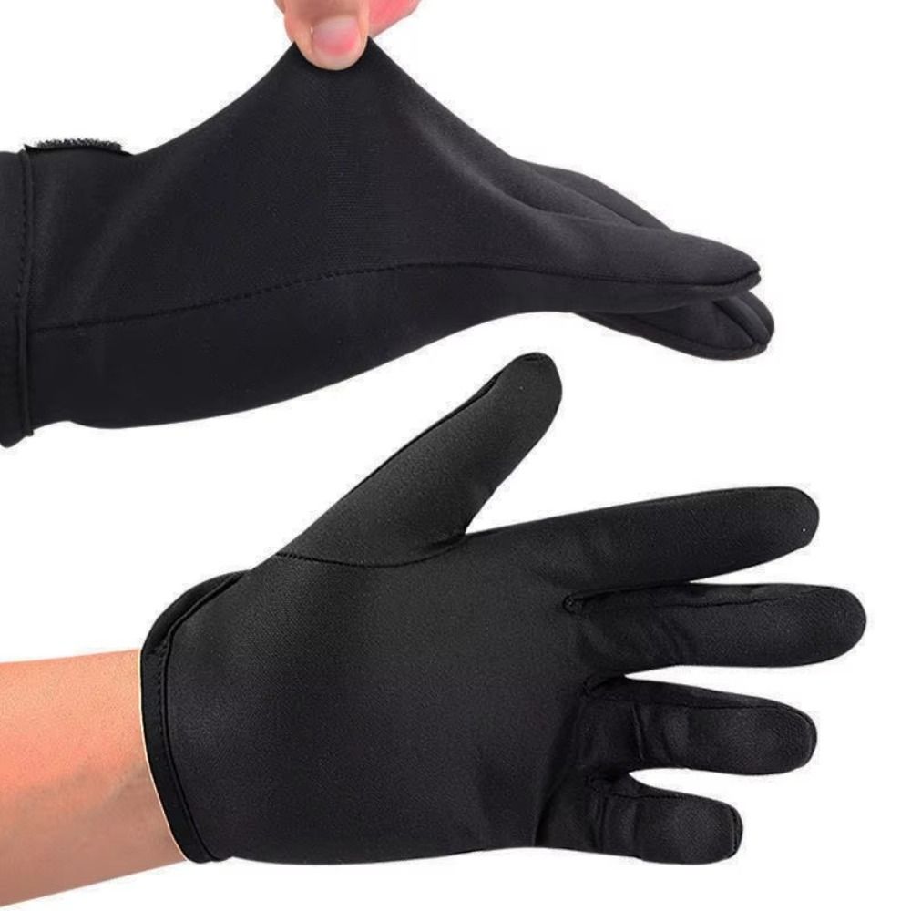 Heat Resistant Glove - 新しい5本指耐熱グローブ 再利用可能な黒のカーリングワンドグローブ 理髪師用グローブ