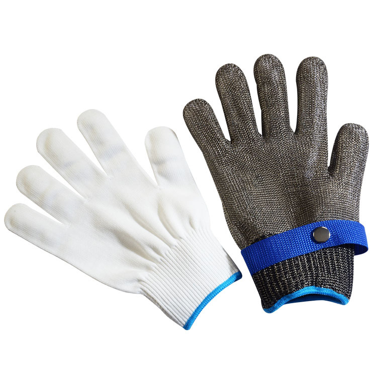 Cut Resistant Glove - 耐切創性ステンレス鋼手袋レベル 5 HPPE 手袋作業安全金属メッシュ抗切断肉屋カット耐性キッチン手袋