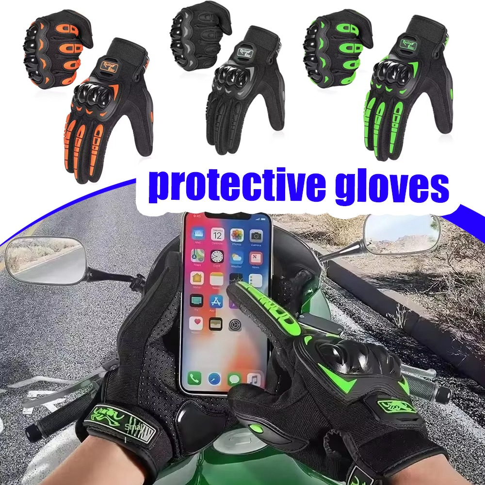 Motorcycle Glove Knuckle - オートバイグローブ夏用ライディンググローブ通気性グローブハードナックルタッチスクリーンバイクグローブ戦術グローブダートバイクモト用