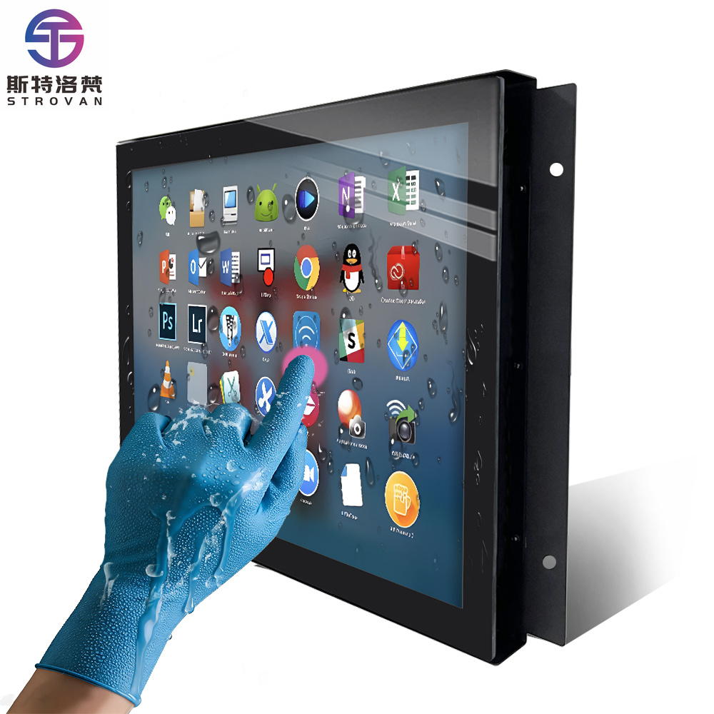 Touchscreen Glove Capacitive - グローブタッチ防水10.1インチ、21.5インチ、27インチ静電容量式オープンフレーム工業用アンチグレア強化ガラスタッチスクリーン
