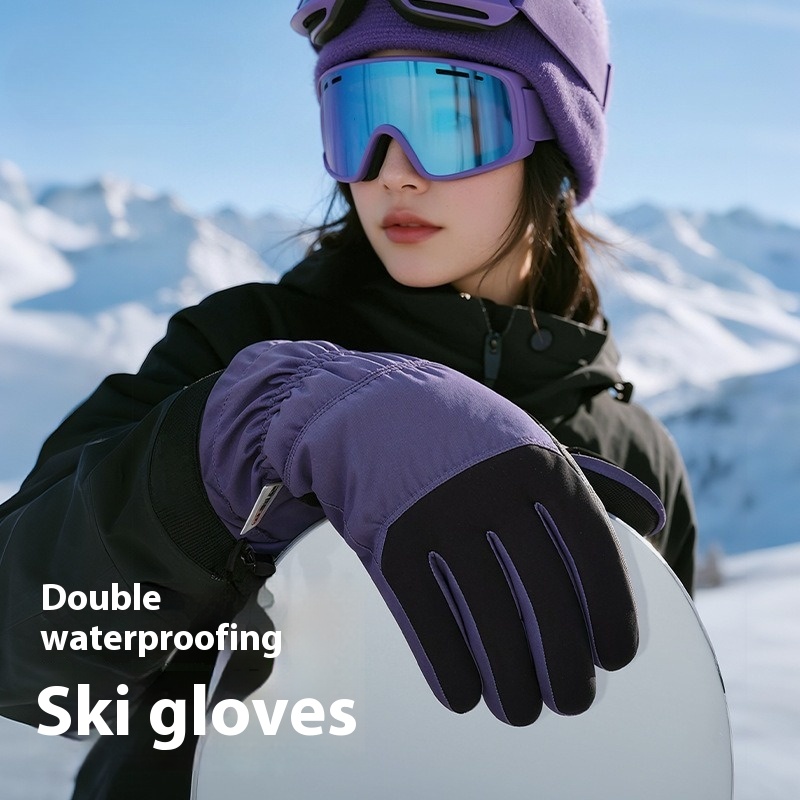 Winter Glove Insulated - 新しい冬用サーマルグローブ スキー サイクリング 防風 防水 防寒グローブ