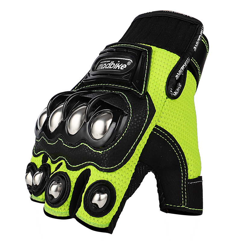 Motorcycle Glove Knuckle - メンズバイク保護手袋,ハーフフィンガープロテクター,安全サイクリング,釣り,冬