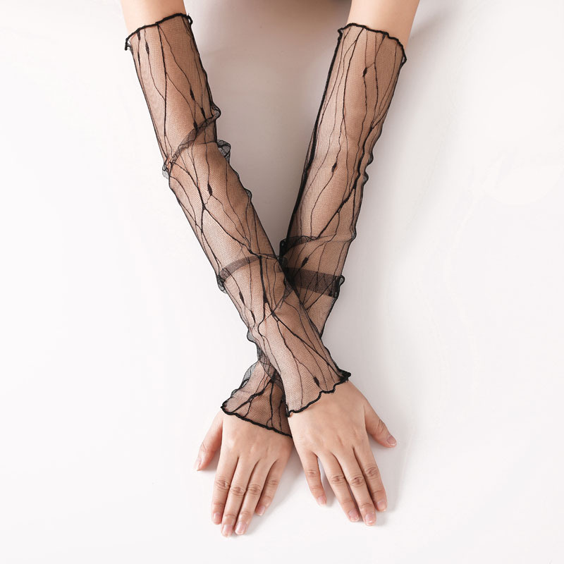 Cycling Glove Padded - 女性用メッシュスリーブ,長袖サイクリング,レース,ハーフフィンガー,日焼け止め,アウトドア用,夏用