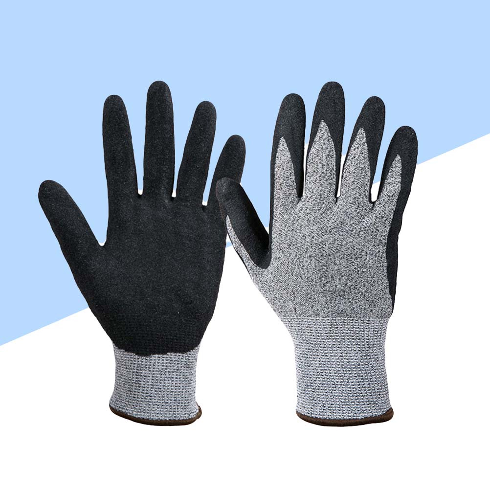 Cut Resistant Glove - 1 ペアの耐切創レベル 5 安全手袋、庭の木彫り、マンドリン、スライシングカッター用保護手袋、耐切創手袋、