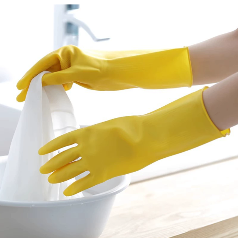 Dish Glove Rubber - 1/3/5/10 個ゴム手袋食器洗い防水肥厚牛肉ゴムラテックス労働保護耐摩耗性作業家庭用