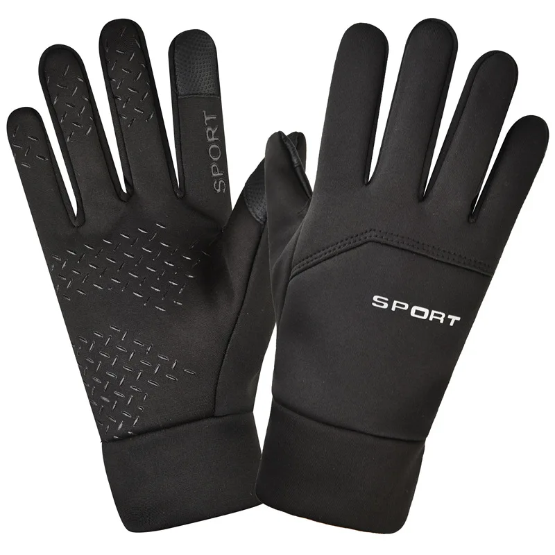 Magic Touch Glove - 冬のアウトドアスポーツランニンググローブ暖かいタッチスクリーンジムフィットネスフルフィンガーグローブ男性女性ニットマジック手袋