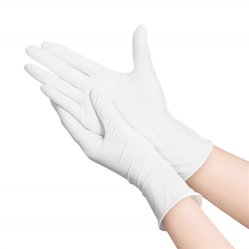 Exam Glove Nitrile - ホワイトニトリル使い捨て手袋 100 50 20 ラテックスフリー試験手袋タトゥーホームクリーニングペットケア SML