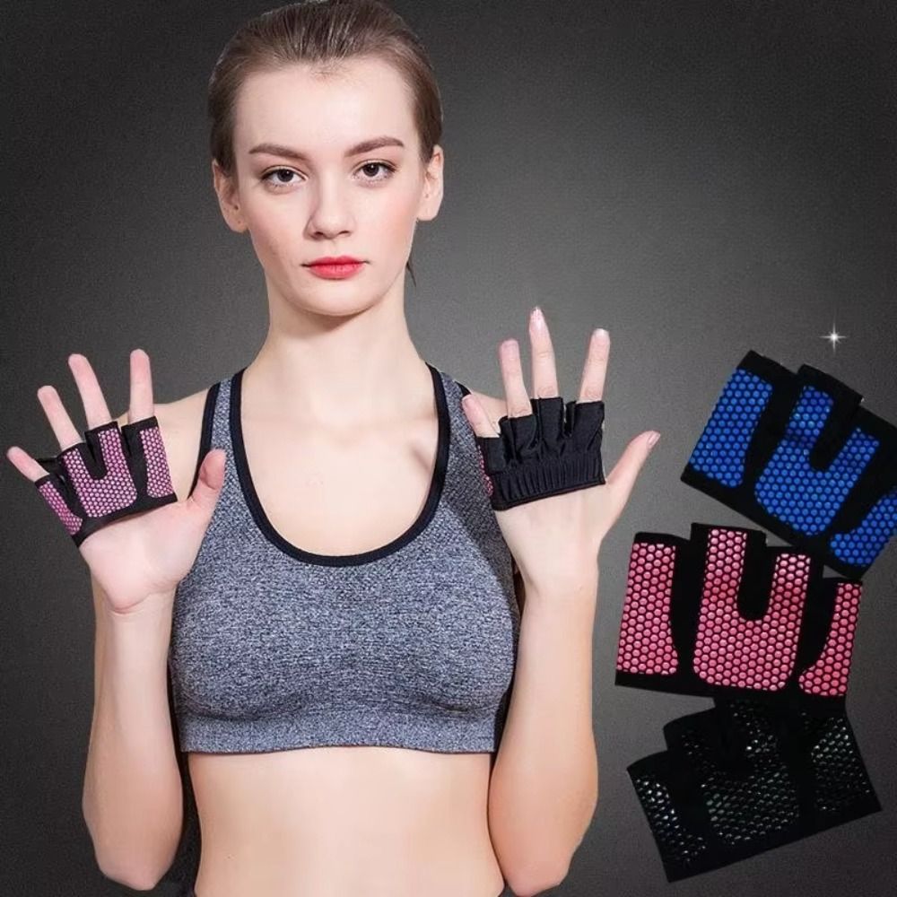 1 ペア通気性ジムハーフフィンガーグローブ滑り止め紛失防止サ - Workout Glove Gym のレビューと価格