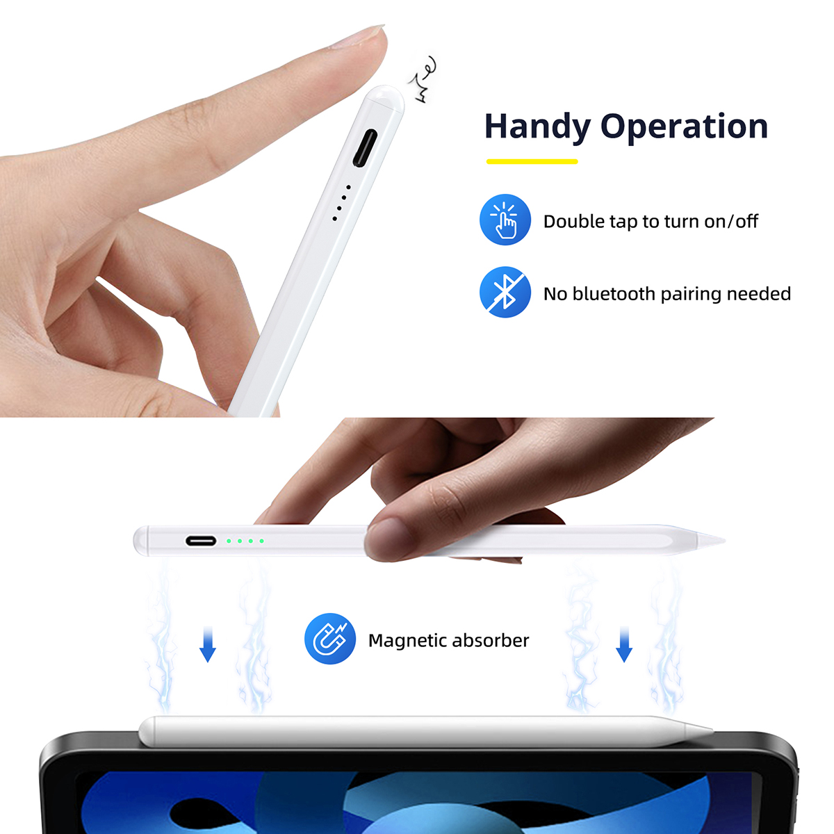Android用充電式スタイラスペン、誤操作防止グローブ付き - Touchscreen Glove Capacitive のレビューと価格