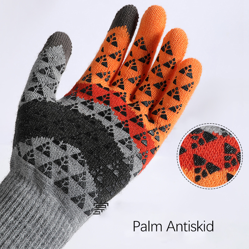 ユニセックス冬用暖かいニット手袋 - 防風、滑り止め、タッチ - Winter Glove Insulated のレビューと価格