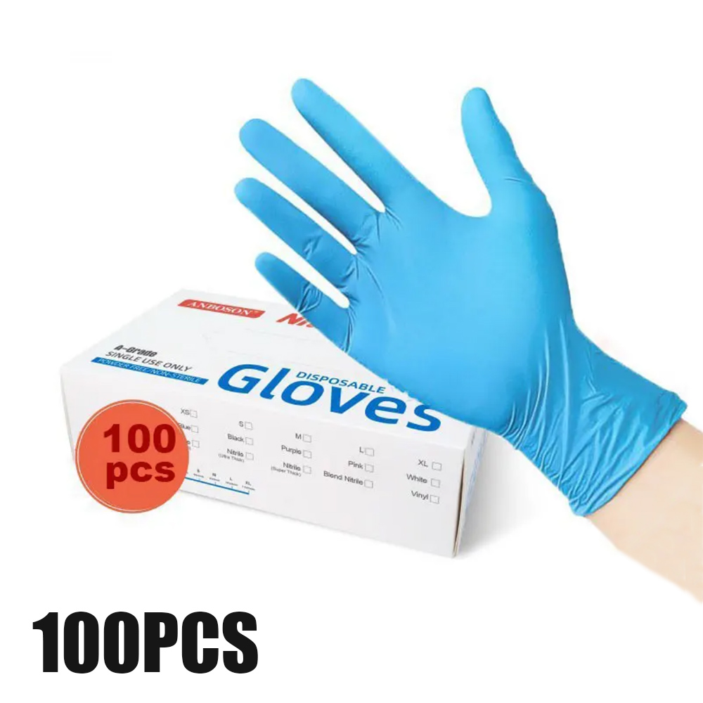 パウダーフリー ニトリル検査用手袋 使い捨て ネイル衛生用手 - Exam Glove Nitrile のレビューと価格