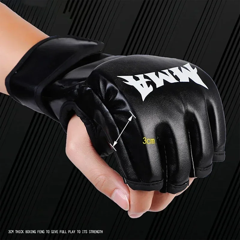 プロボクシングトレーニンググローブ ハーフフィンガー レザー - Motorcycle Glove Knuckle のレビューと価格