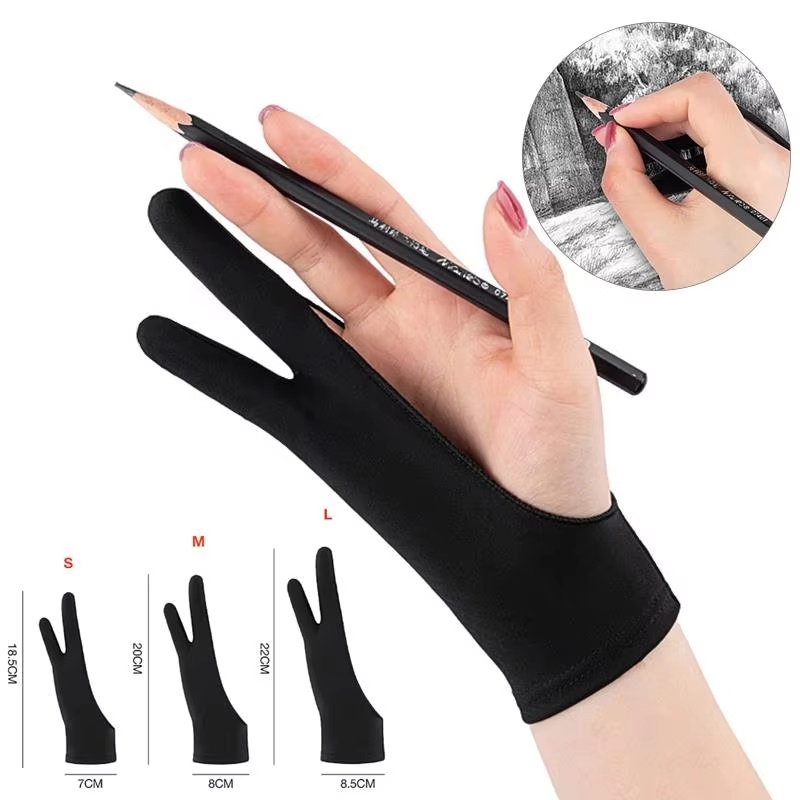 S/M/L 二本指描画手袋 アンチタッチ 防汚 iPad用  - Touchscreen Glove Capacitive のレビューと価格