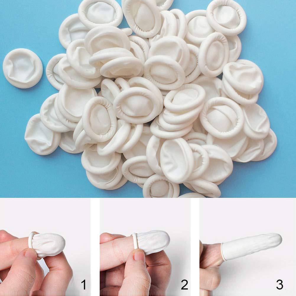 100/200 個パウダーフリー滑り止め指手袋プロテクター使 - Latex Disposable Glove のレビューと価格