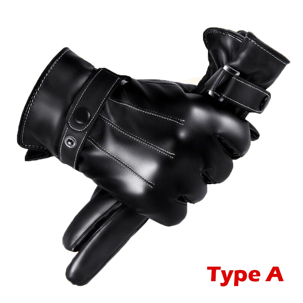 1ペア 冬用手袋 暖かい 運転用 オートバイ フルフィンガー - Leather Driving Glove のレビューと価格