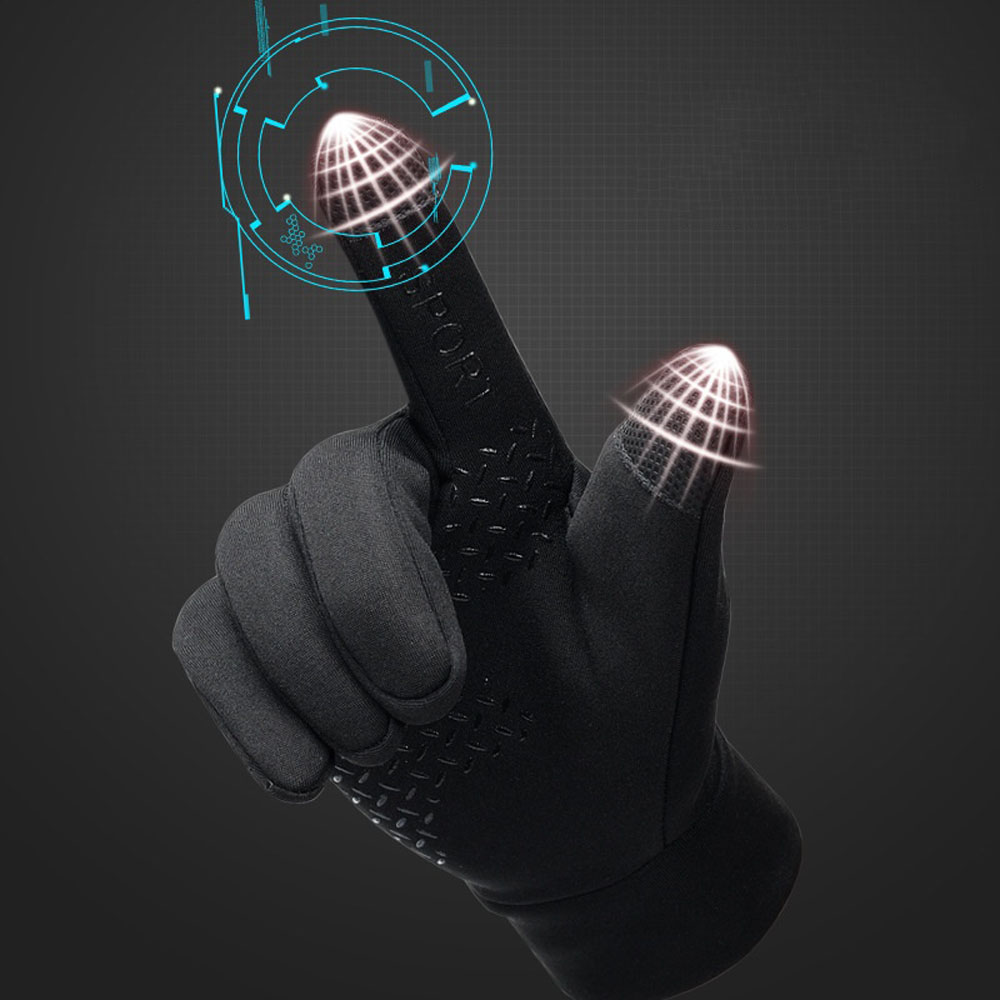 冬のアウトドアスポーツランニンググローブ暖かいタッチスクリー - Magic Touch Glove のレビューと価格