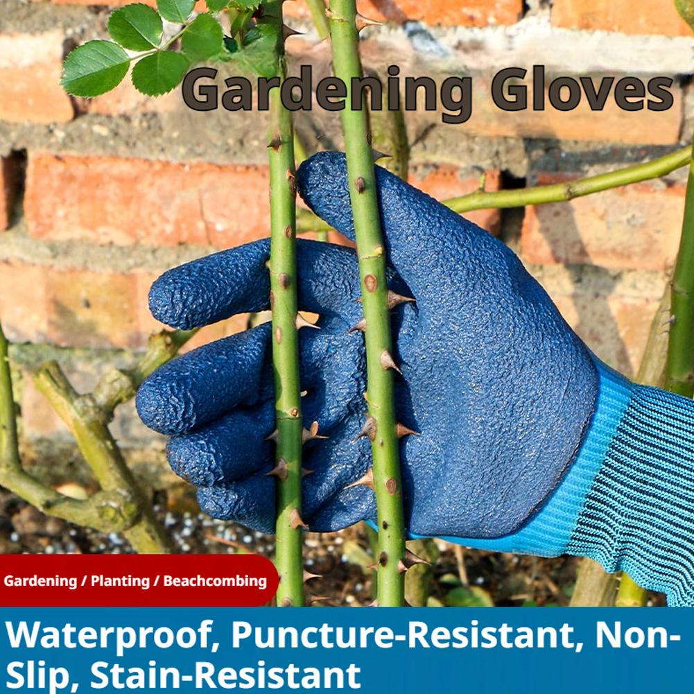 耐刃性・防水性のある園芸用手袋、ビーチでの作業、花の植え付け - Gardening Glove Waterproof のレビューと価格
