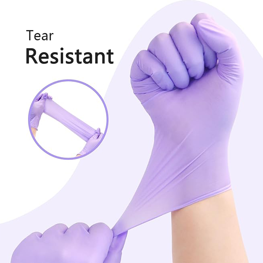 20-300 個ニトリル試験手袋使い捨てパープルライラック手 - Exam Glove Nitrile のレビューと価格