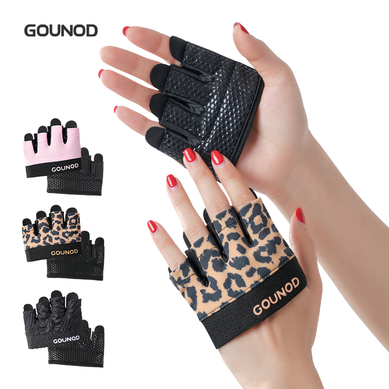 男性サイクリング自転車手袋ハーフフィンガージム手袋女性ミトン - Workout Glove Gym のレビューと価格