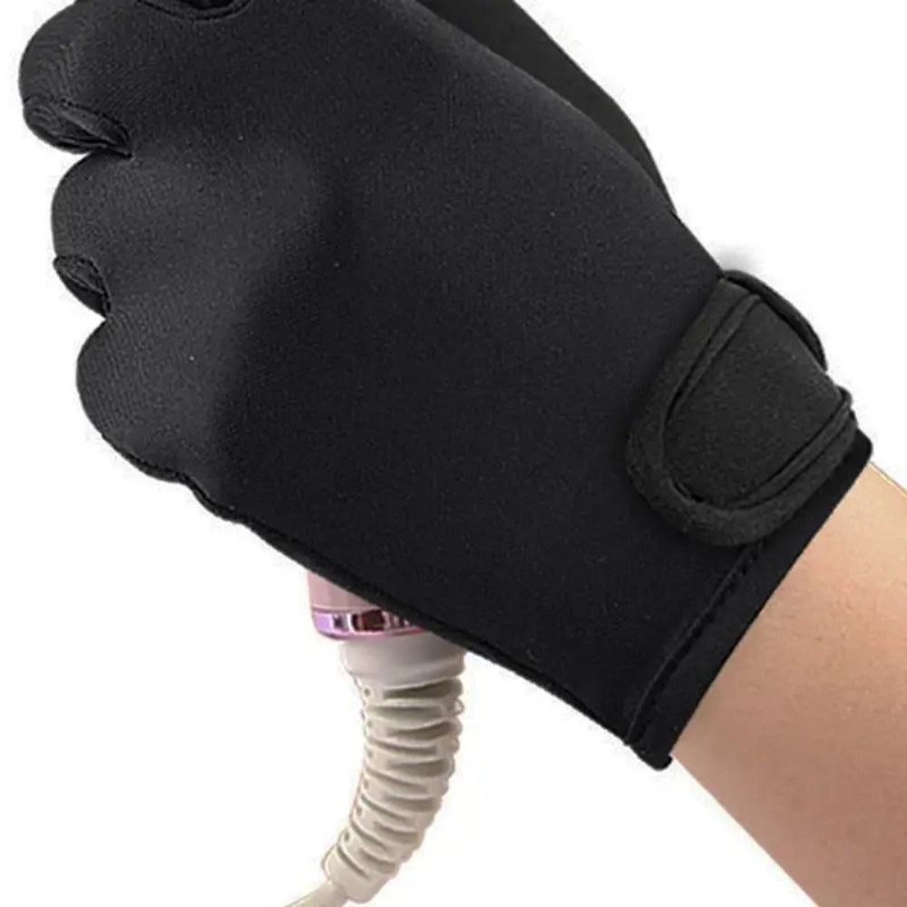 新しい5本指耐熱グローブ 再利用可能な黒のカーリングワンドグ - Heat Resistant Glove のレビューと価格