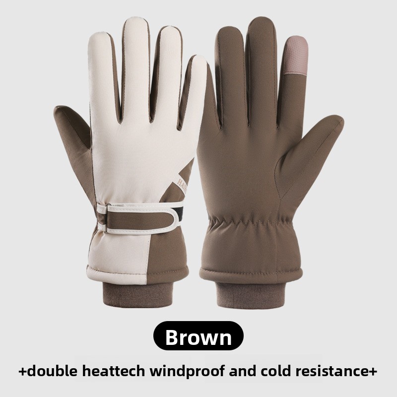 伸縮性のある断熱防寒手袋 厚手のフリース 防水 タッチ対応  - Winter Glove Insulated のレビューと価格