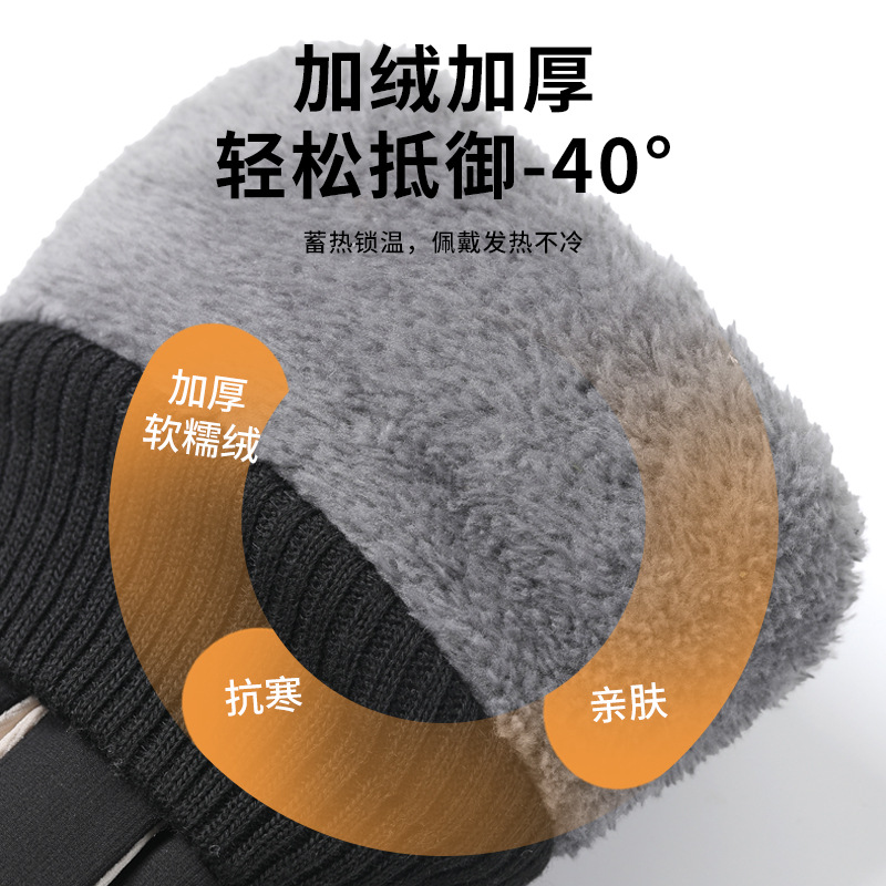 伸縮性のある断熱防寒手袋 厚手のフリース 防水 タッチ対応  - Winter Glove Insulated のレビューと価格