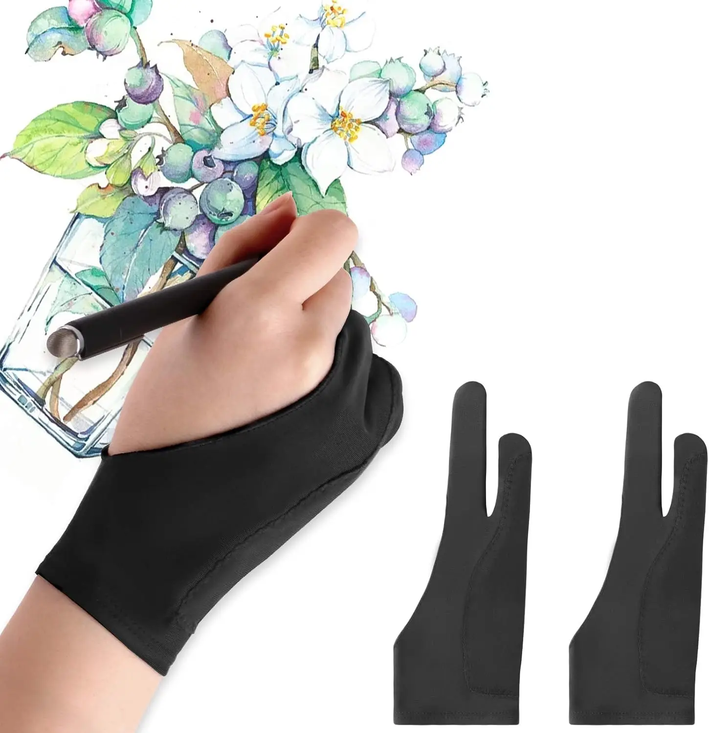 S/M/L アンチタッチ手袋 2 本指描画手袋 Apple  - Touchscreen Glove Capacitive のレビューと価格
