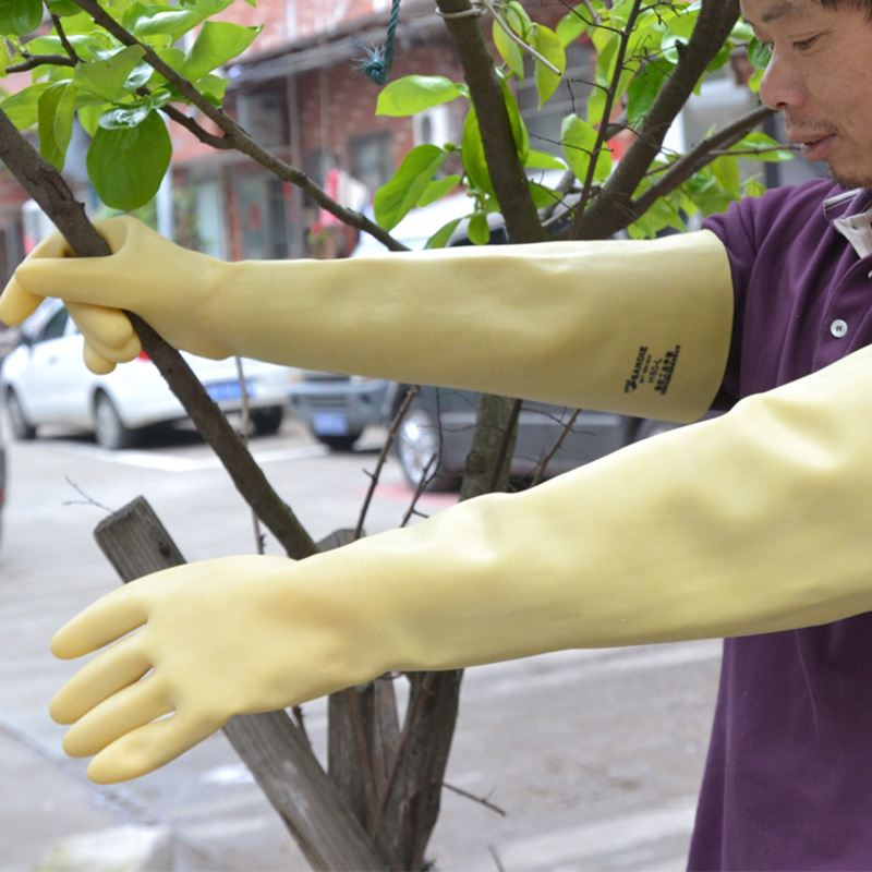 厚いラテックス洗浄手袋,家庭用食器洗い機,防水手袋 - Dish Glove Rubber のレビューと価格
