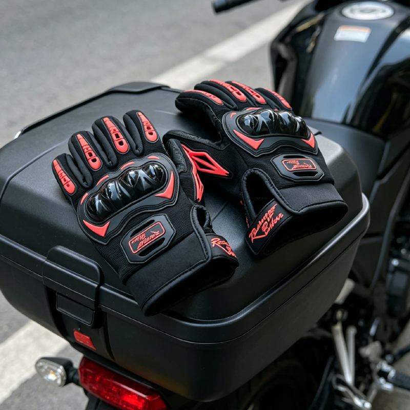 男性オートバイ手袋夏通気性メッシュタッチスクリーンフルフィン - Motorcycle Glove Knuckle のレビューと価格