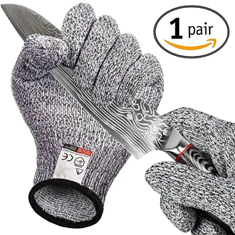 アンチカット手袋刺しにくいキッチン切断耐摩耗性通気性アンチス - Cut Resistant Glove のレビューと価格