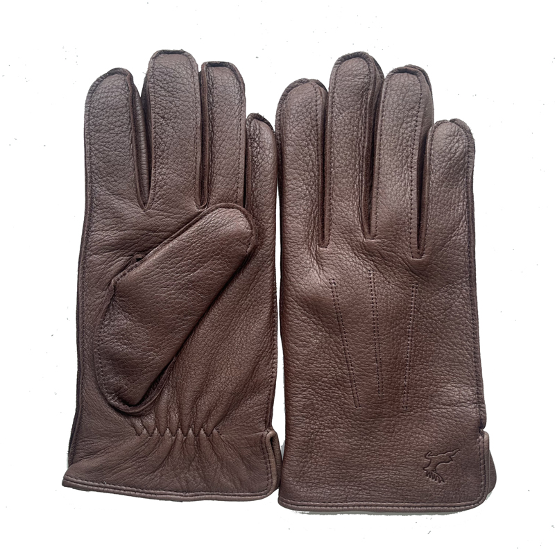 ハイグレード男鹿革革手袋男性本革厚いウール裏地ミトン 202 - Wool Glove Lined のレビューと価格