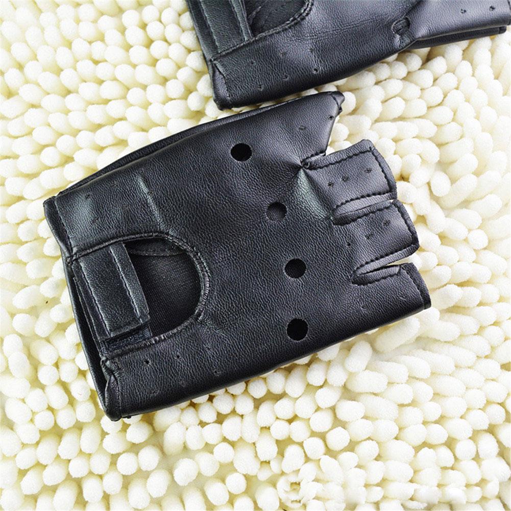 ユニセックスハーフフィンガーグローブ演劇用パンクヒップホップ - Leather Driving Glove のレビューと価格