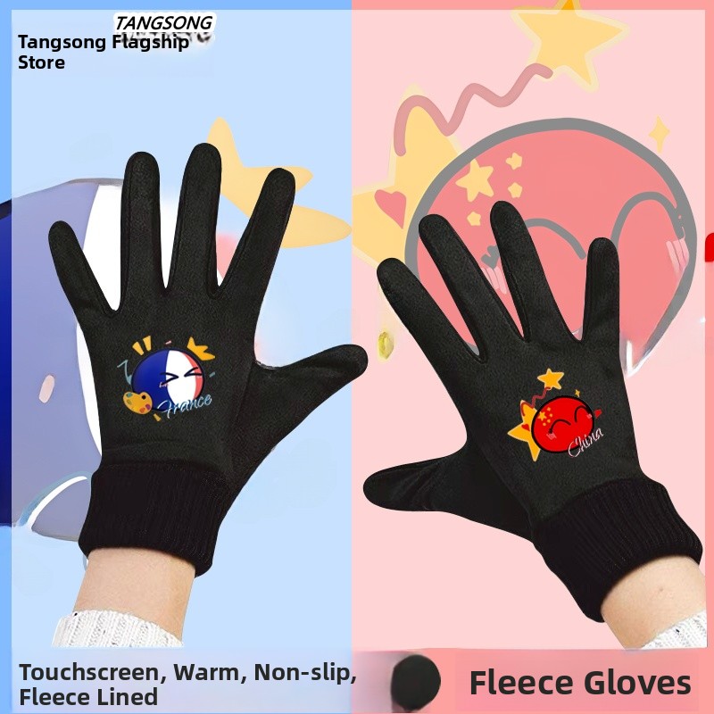タッチスクリーン冬用サイクリンググローブフリース裏地付きメン - Cycling Glove Padded のレビューと価格