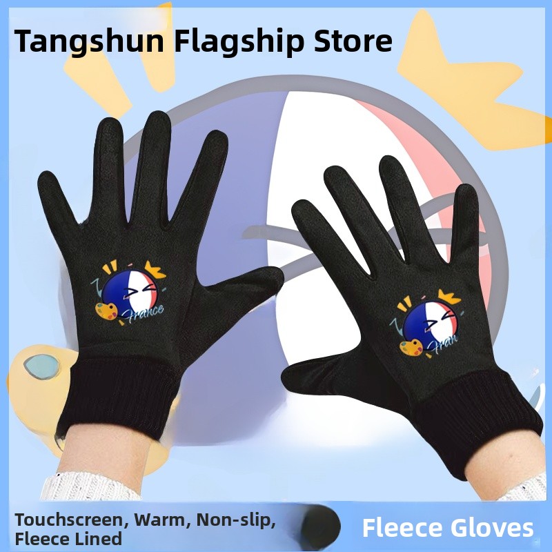 タッチスクリーン冬用サイクリンググローブフリース裏地付きメン - Cycling Glove Padded のレビューと価格