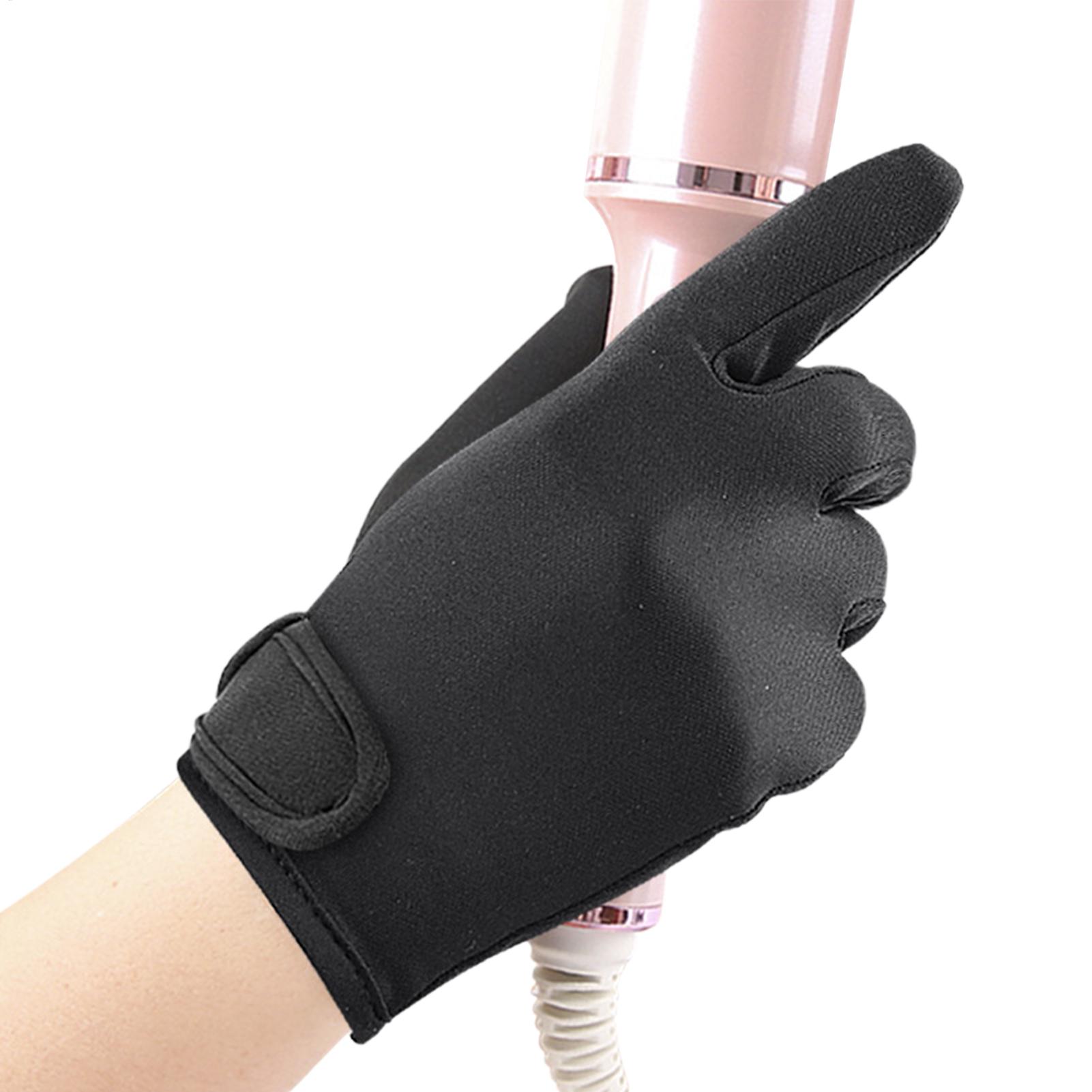 1PC 耐熱フィンガーグローブヘアストレートナーパーマカーリ - Heat Resistant Glove のレビューと価格