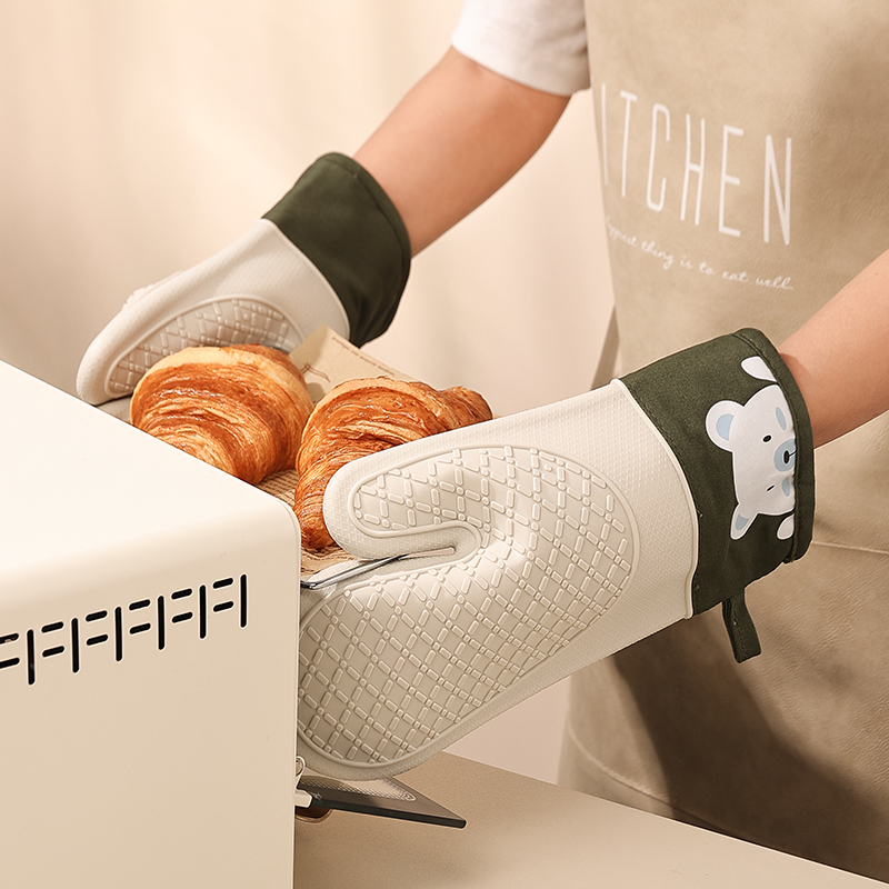 シリコン断熱手袋 厚手、滑り止め、高温オーブン用手袋 ベーキ - Oven Mitt Silicone のレビューと価格
