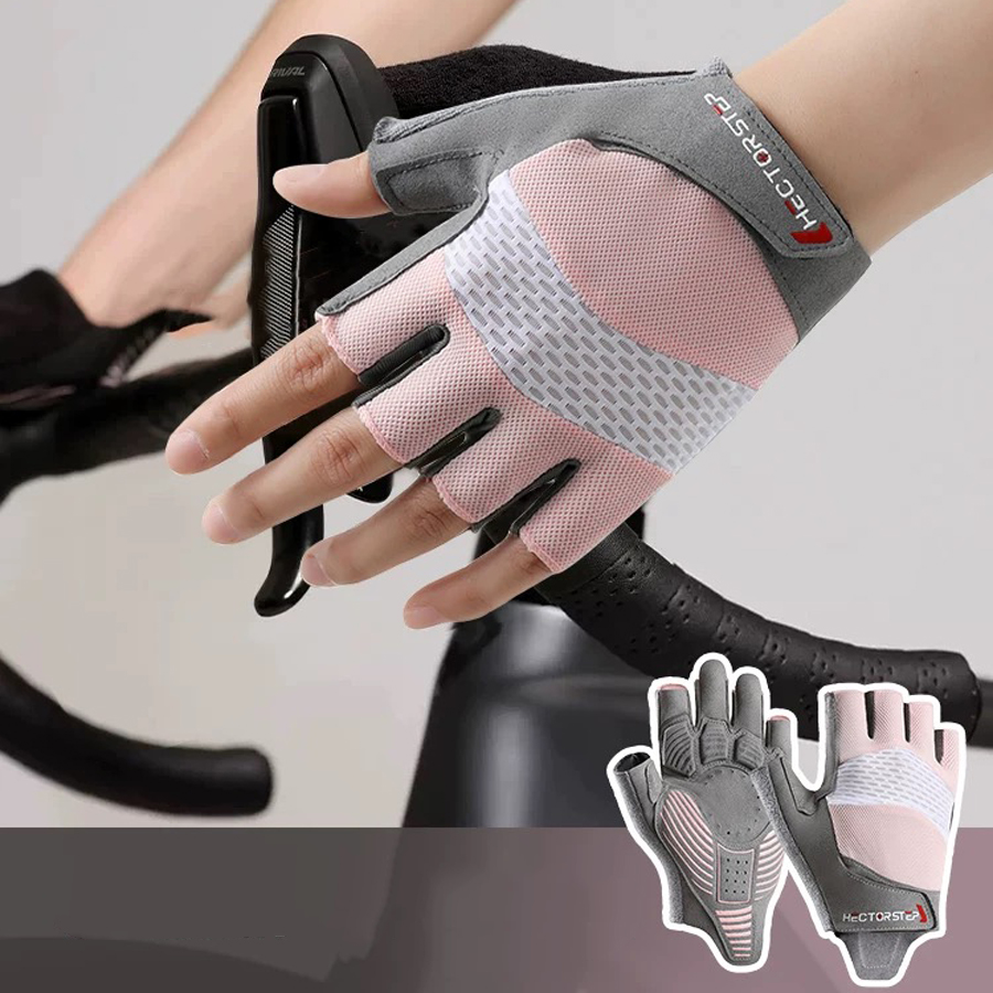 自転車サイクリングスポーツグローブ：男女兼用ハーフフィンガー - Workout Glove Gym のレビューと価格