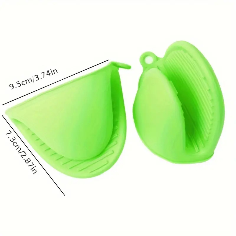 2 個のシリコンポットホルダー手袋ノンスリップグリップキッチ - Oven Mitt Silicone のレビューと価格