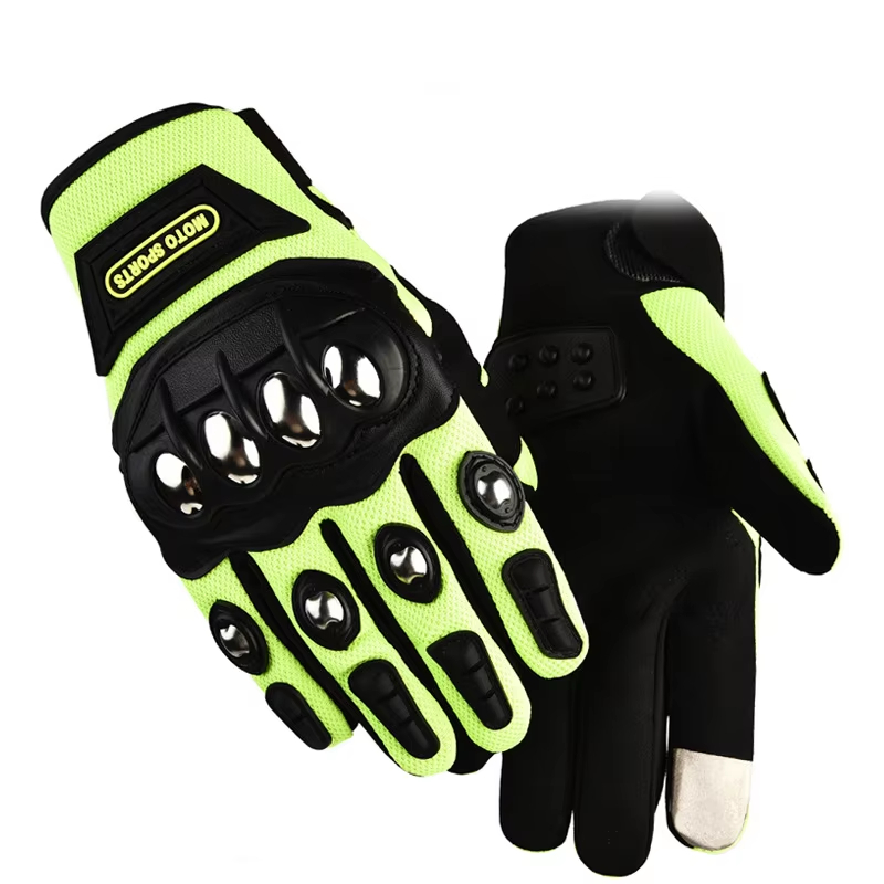 戦術用手袋スチール安全屋外サイクリング用品真鍮ナックルオート - Motorcycle Glove Knuckle のレビューと価格