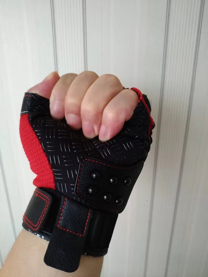 戦術用手袋スチール安全屋外サイクリング用品真鍮ナックルオート - Motorcycle Glove Knuckle のレビューと価格