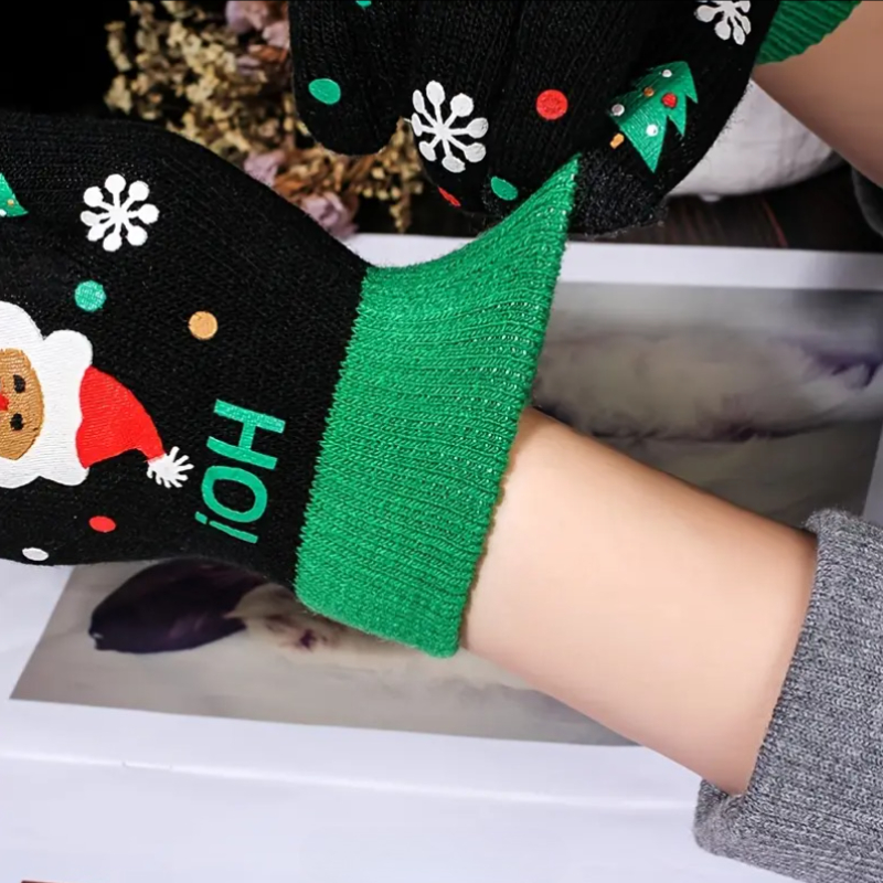 1-20 ペア冬ニット手袋タッチスクリーン 5 指サーマルウ - Wool Glove Lined のレビューと価格