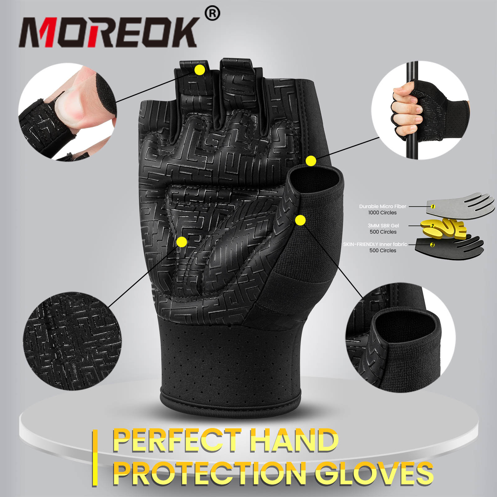 男性用ジムグローブ スポーツ多用途通気性ジェルウェイトリフテ - Workout Glove Gym のレビューと価格