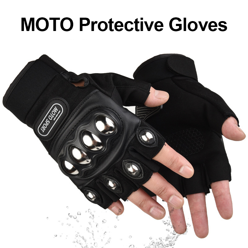 オートバイグローブ男性用タクティカルサイクリングMTBステン - Motorcycle Glove Knuckle のレビューと価格