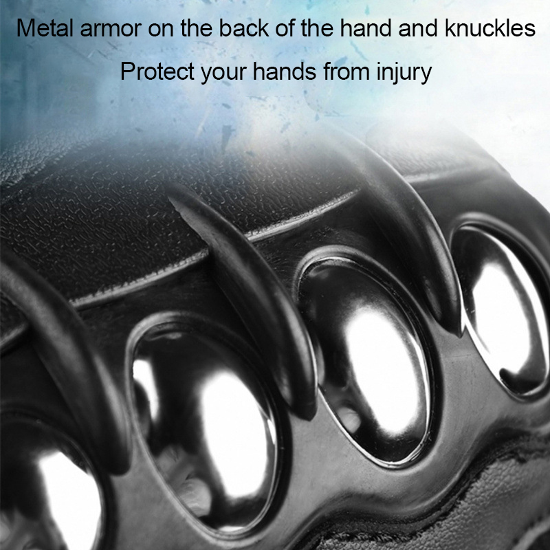 オートバイグローブ男性用タクティカルサイクリングMTBステン - Motorcycle Glove Knuckle のレビューと価格