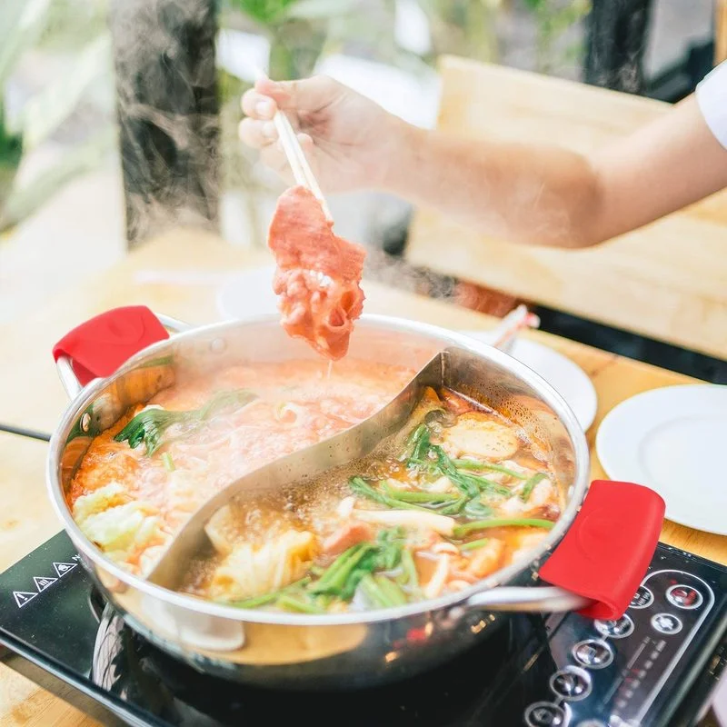 焦げ付き防止耐熱シリコンオーブングローブ、クリップホルダー、 - Oven Mitt Silicone のレビューと価格