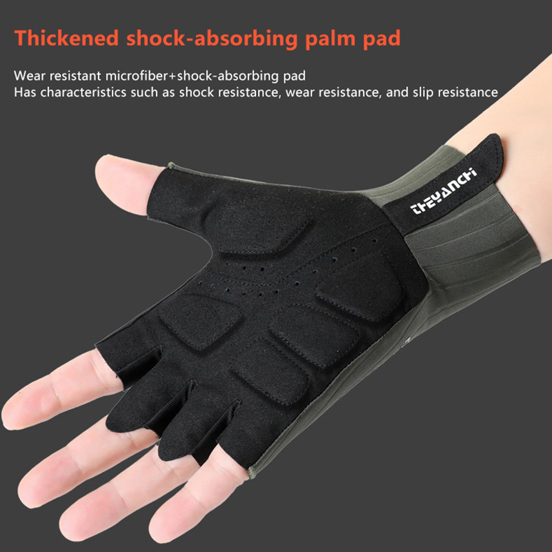 夏用通気性ハーフフィンガーサイクリンググローブ超軽量ロードバ - Cycling Glove Padded のレビューと価格