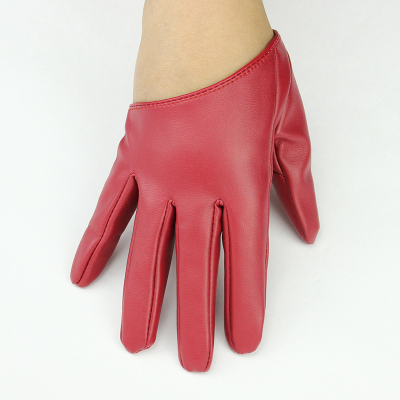 1 ペアファッション女性タイトなフルフィンガー手袋模造 Pu - Leather Driving Glove のレビューと価格
